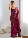 Jr 626 Georgette With Embroidery With Sequence Work Saree Wholesale In India